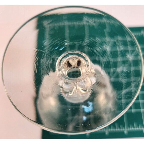 Libbey Silver Wheat Foliage Water Goblet Glass 10 Oz Vintage Elegant Design - Picture 7 of 7